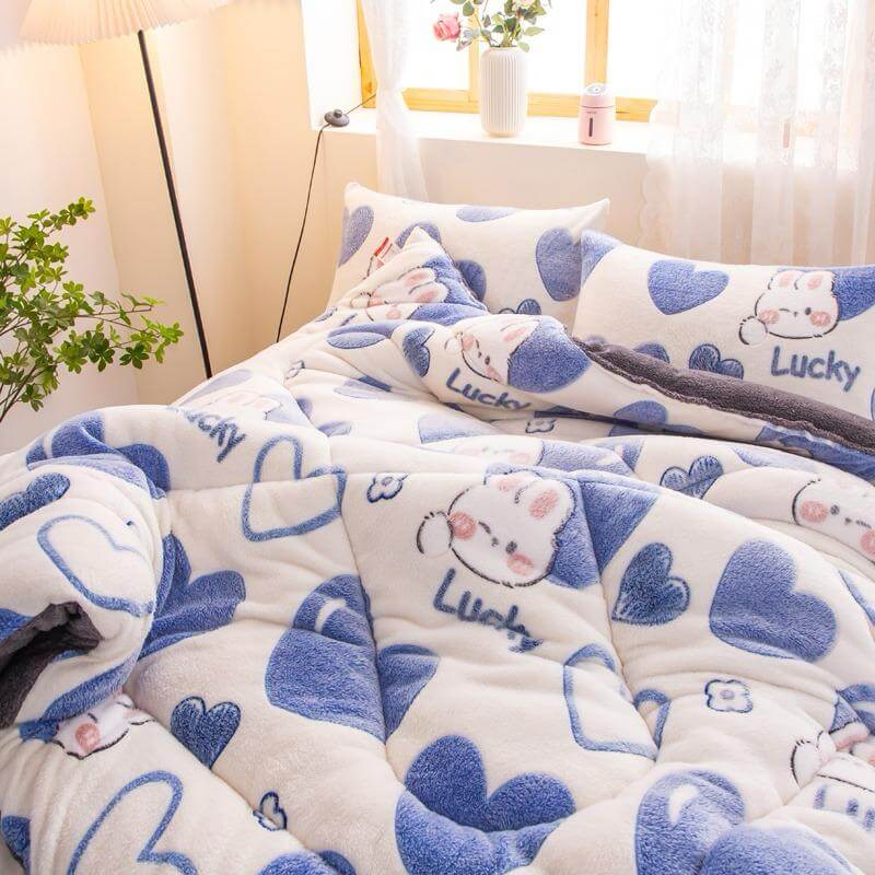 Deken Blue Heart