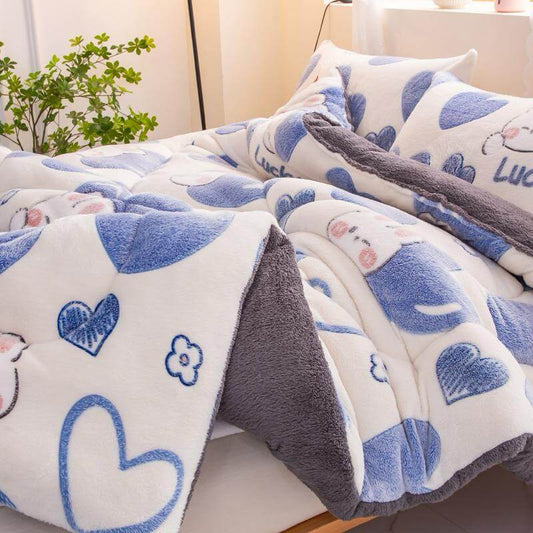 Deken Blue Heart