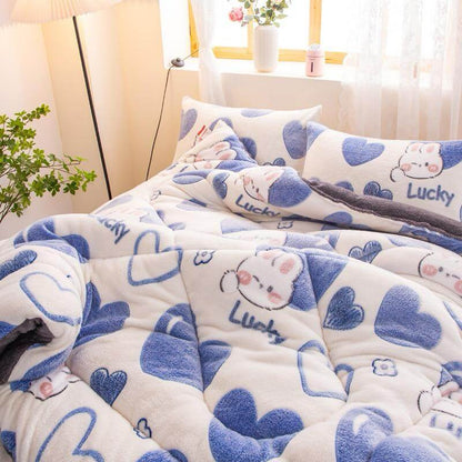 Deken Blue Heart