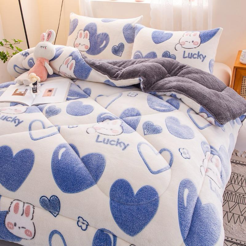 Deken Blue Heart