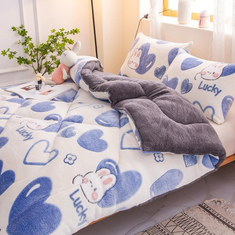 Deken Blue Heart